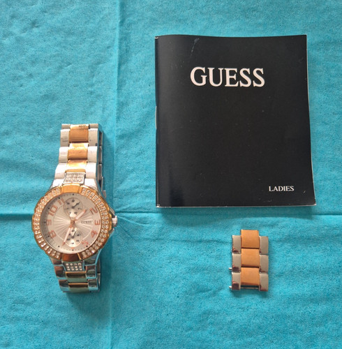Guess damen armbanduhr bicolor - damen,