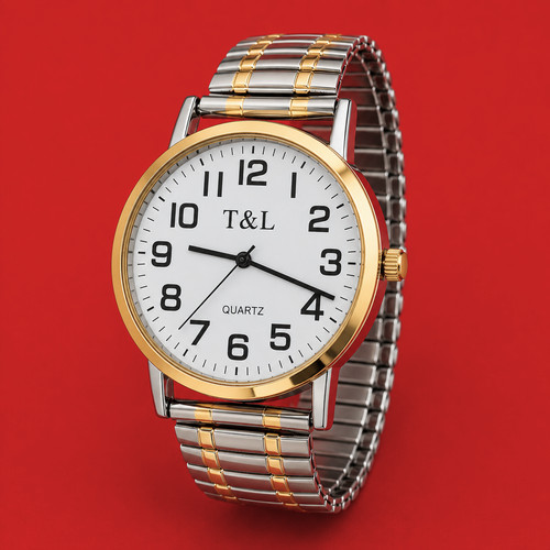 Quarz uhr flexband edelstahl - quarz,